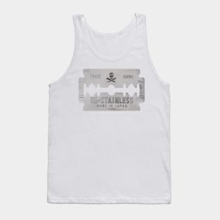 Vintage Razor Blade Retro Music Classic Tank Top